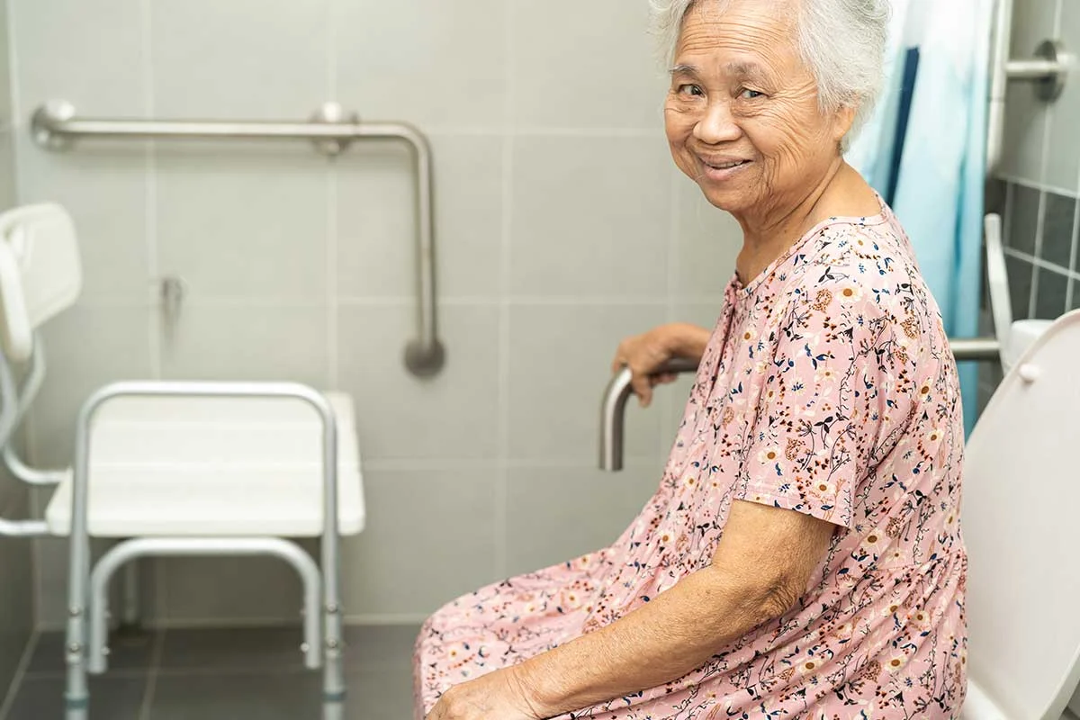 Veilig senioren toilet